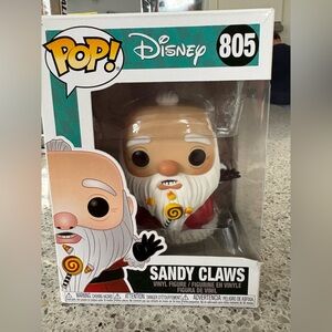 Funko Nightmare Before Christmas Sandy Claws Figure - Red and White